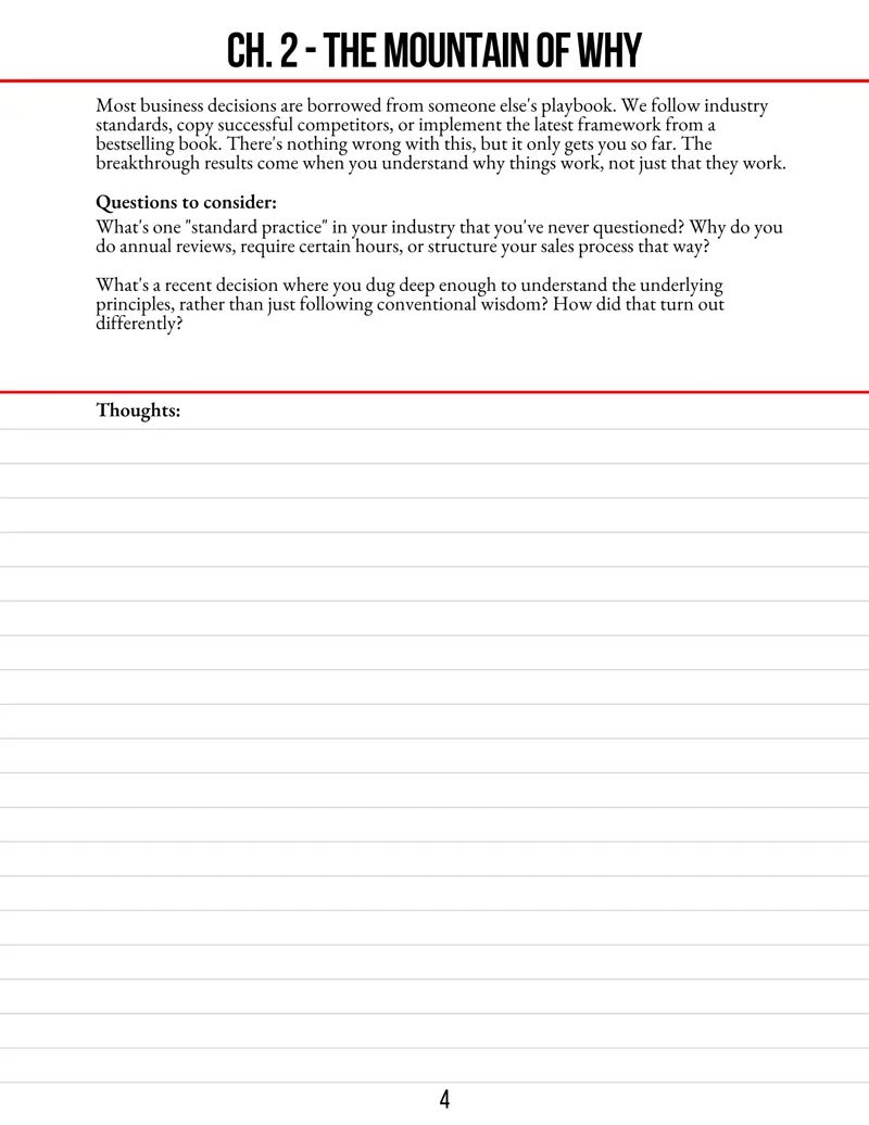 Chapter 2 – The Mountain of Why